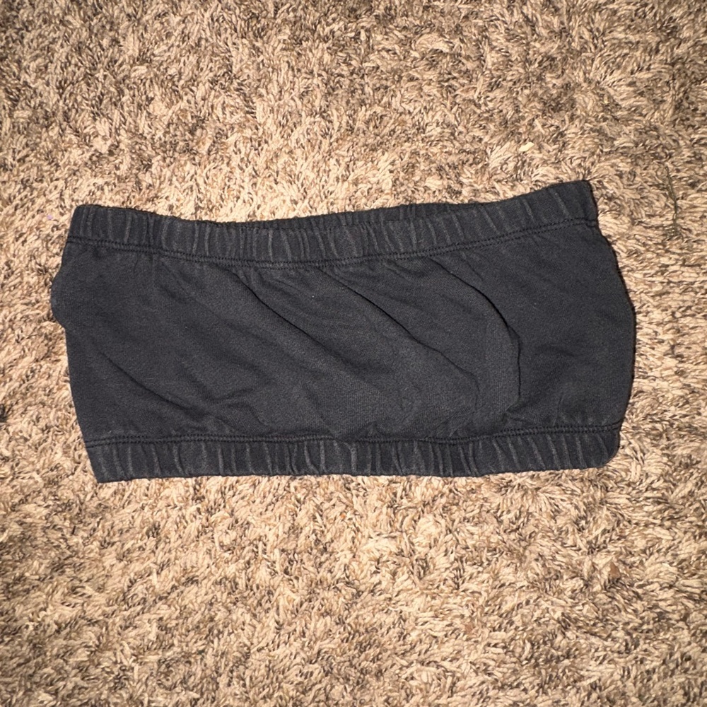 Garage Black Crop Top